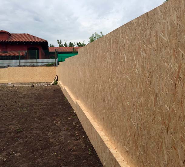 Монтаж забора из ОСБ своими рукам