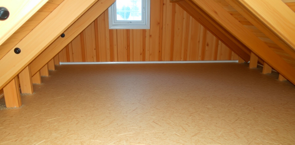 Пол на чердаке из ОСБ